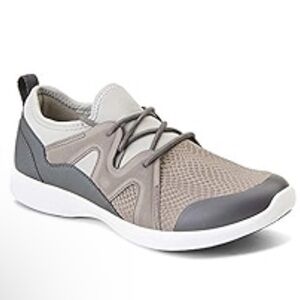 Vionic Storm Grey/Black Lightweight Lace Up Athletic Sneakers Women’s 8